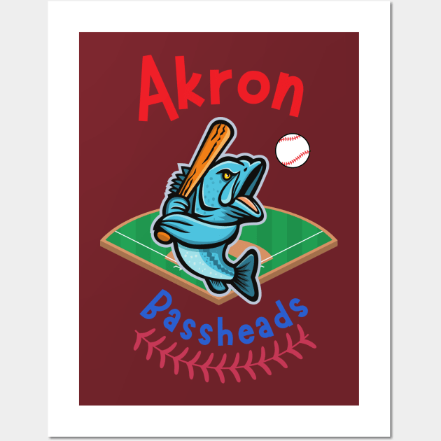 Akron bassheads Wall Art by Benjamin Customs